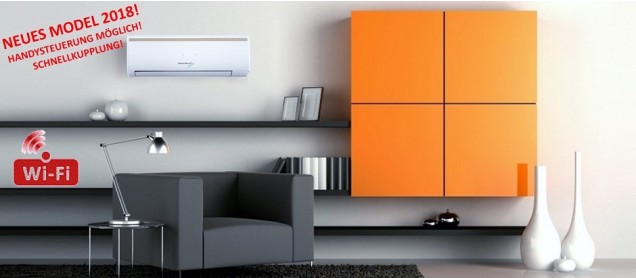 Klima Splitgerät INVERTER 3,5 kW WiFi Quick-Konnektor Klima Splitgerät INVERTER 3,5 kW WiFi Quick-Konnektor